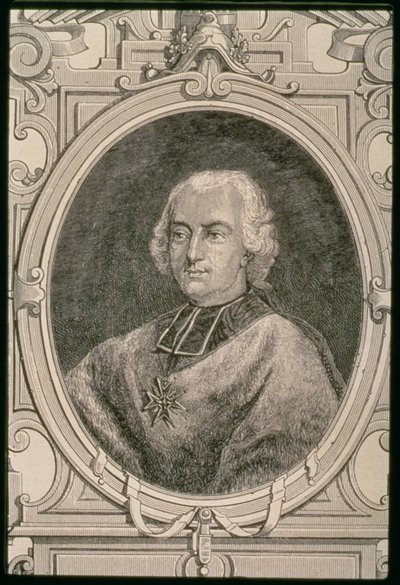 Portret van Louis Rene Edouard, Prins van Rohan-Guemenee (1734-1803) door French School